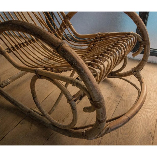 1960s Rocking Chair by Rohé Noordwolde, 1960s For Sale - Image 5 of 11