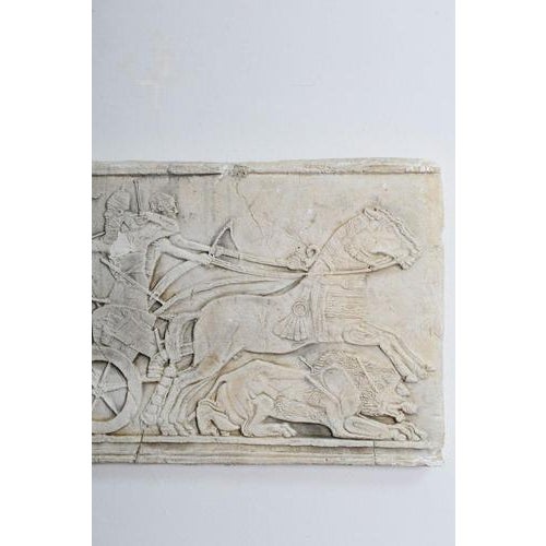 Antiquity Cast Wall Plaster Low Relief, 1960s. For Sale - Image 4 of 6