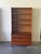 Brown Vintage Danish Teak Display Bookcase With 3 Drawers – Mid Century Modern Storage Cabinet For Sale - Image 8 of 9