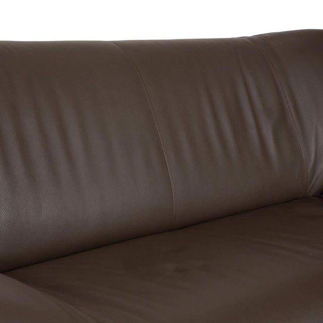 Brown Tango 2-Seater Sofa in Brown Leather from Leolux For Sale - Image 8 of 16