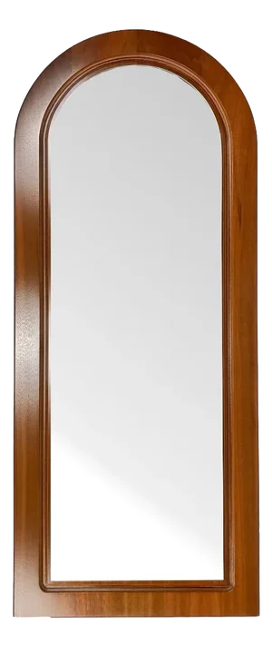 Danish Teak Wall Mirror, 1970s