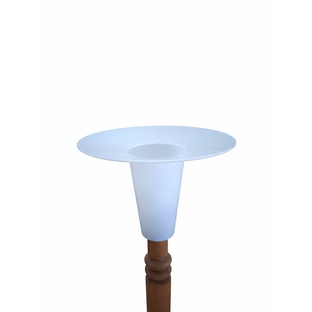 Luxus Pine Floor Lamps by Uno Kristiansson, Set of 3 For Sale - Image 4 of 17