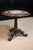 Wood Pedestal Table with Marble Marquetry Top For Sale - Image 7 of 10
