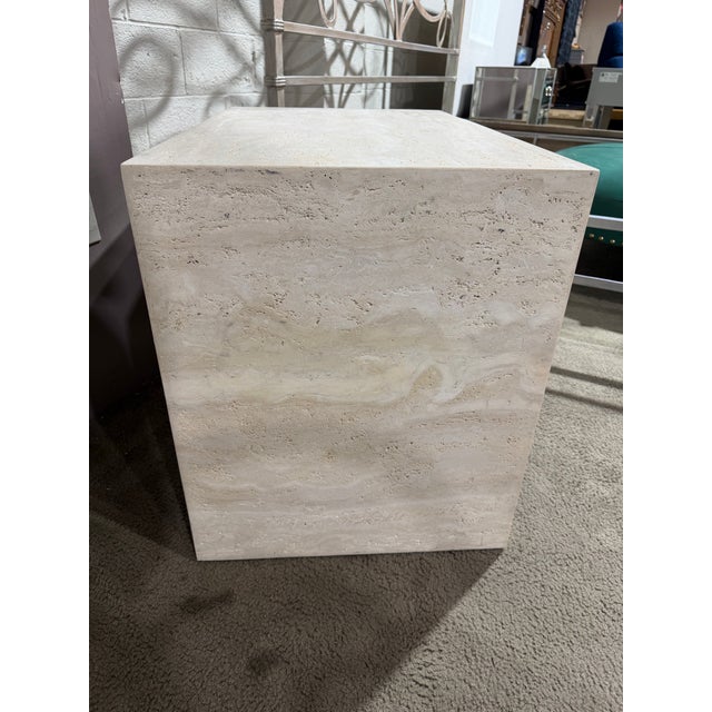 Refined and architectural, this Restoration Hardware Wyeth single-drawer nightstand is a striking expression of modern...