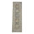 Turkish Oushak Runner Rug Muted Blue & Beige Handwoven Wool Rug 2'9" X 8'10" For Sale