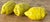 Yellow Vintage Boho Italian Glazed Ceramic Lemons - Set of 3 For Sale - Image 8 of 12