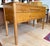 Mid-Century Modern 1940s Two Drawer Solid Maple Console Table For Sale - Image 3 of 13