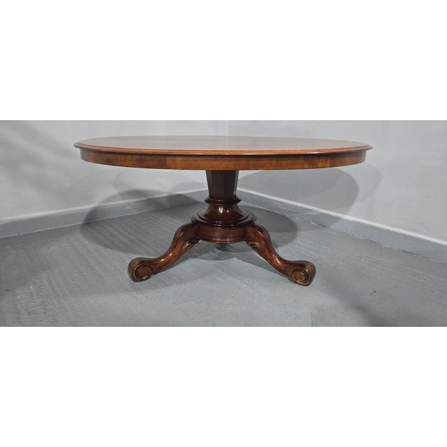 Late 19th Century Victorian Oval Coffee Table, 1880 For Sale - Image 5 of 11