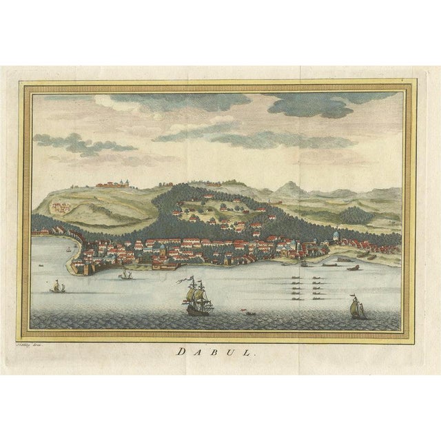 Dabhol or Dabul in India, 1757, Paper For Sale