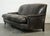 Exquisite Howard Style Heritage Grey Leather Sofa For Sale - Image 13 of 17