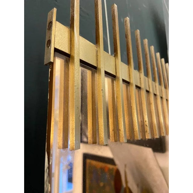 Ettore Sottsass Vintage Italian Wall Mirror by Ettore Sottsass for Santambrogio & De Berti, 1959 For Sale - Image 4 of 7