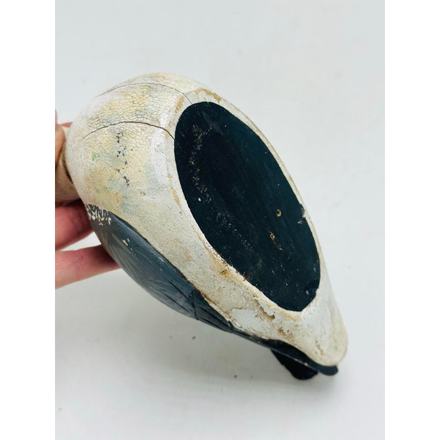 Vintage Hand Made Wooden Seagull For Sale - Image 4 of 5