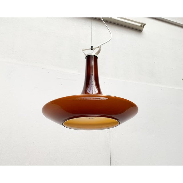 Mid-Century Tulip Glass Pendant Lamp from Peill & Putzler, 1960s For Sale - Image 9 of 18