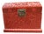 Large Chinese Cinnabar Lacquer Heavily Carved Dragon Motif Wood Box Chest For Sale