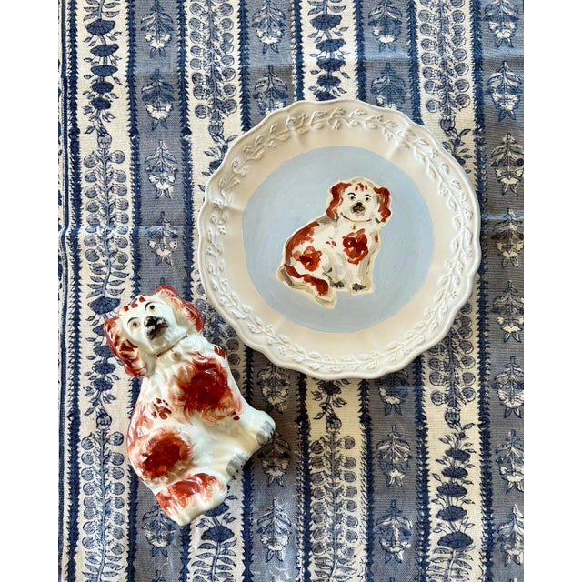 2020s Thomas the Red & White Staffordshire Spaniel Portrait by Susannah Carson For Sale - Image 5 of 6