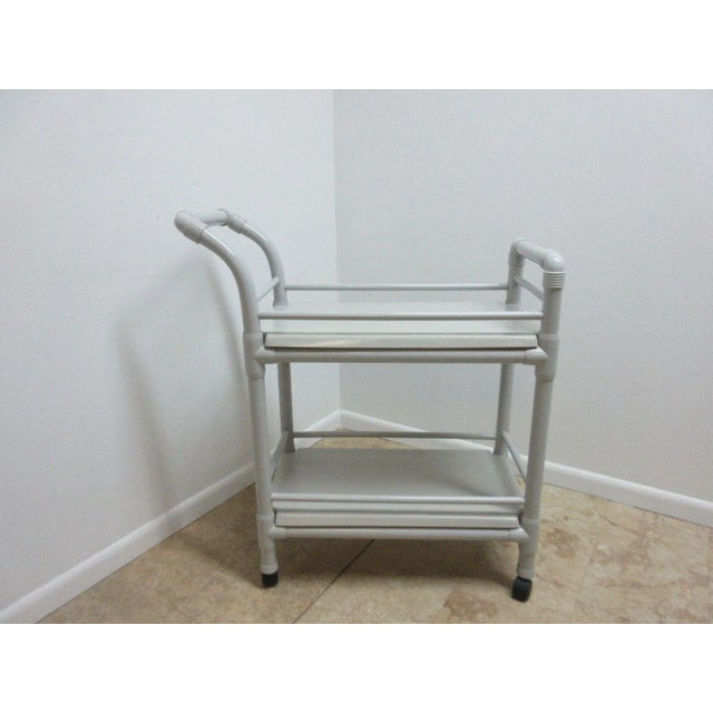 Vintage Mid-Century Outdoor Bar Cart For Sale - Image 10 of 11