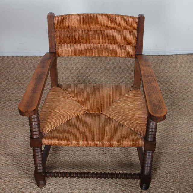 Armchairs in the style of Charles Dudouyt, 1950, Set of 2 For Sale - Image 3 of 9