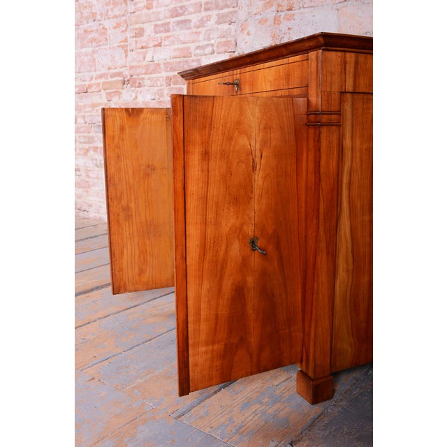 Biedermeier Side Cabinet in Cherry Wood, Czech, 1830s For Sale - Image 10 of 16