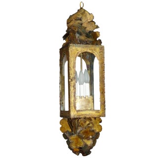 Tom Greene Mid-Century Brass Pendant Light For Sale