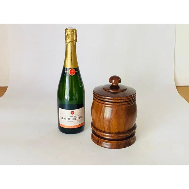 Brown Tobacco Pot with Lid, France, 1970s For Sale - Image 10 of 12