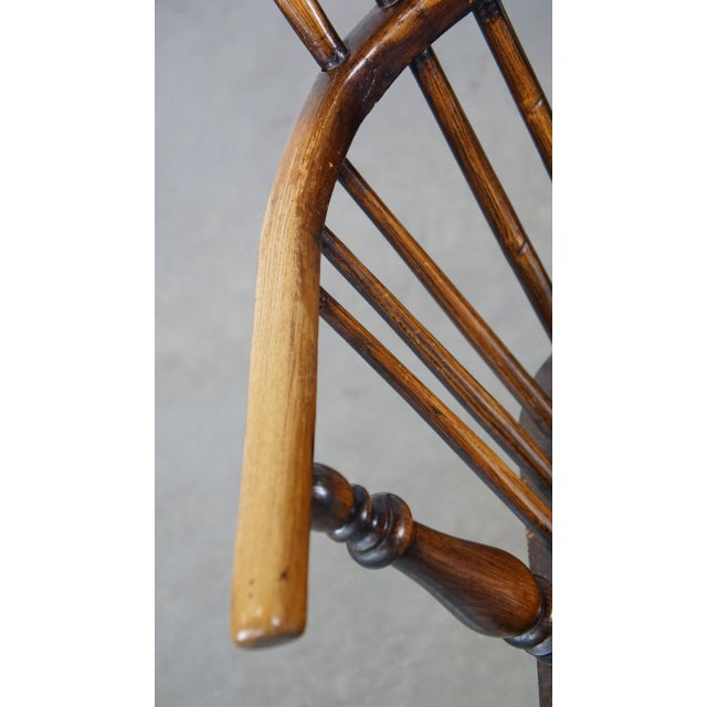 Wood English Wooden Windsor Side Chair For Sale - Image 7 of 13