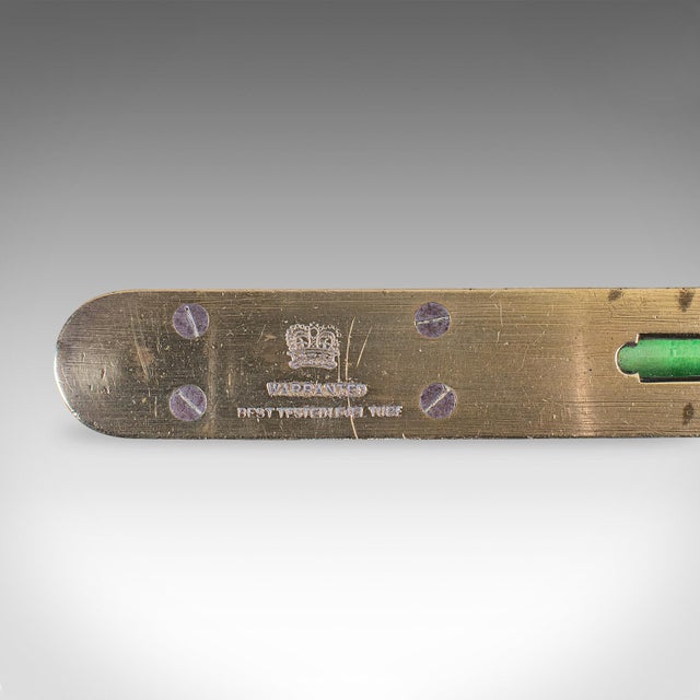 Wood Antique Boat Builder's Spirit Level, English, Tradesman's Instrument, Edwardian For Sale - Image 7 of 9