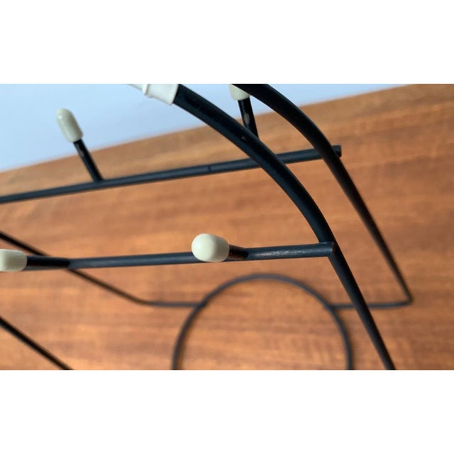 Metal Mid-Century String Cutlery Holder, 1960s For Sale - Image 7 of 18