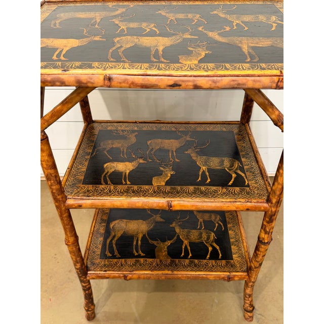 Wood 19th Century English Decoupage Side Table For Sale - Image 7 of 7