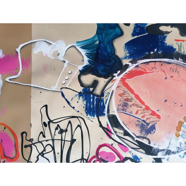 Stefano Mazzolini, Piatinus, 2018, Acrylic & Pastel on Paper For Sale - Image 6 of 10