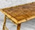 Wood Vintage Boho Coastal Rattan Folding Bamboo Tv Stand Plant Table For Sale - Image 7 of 11