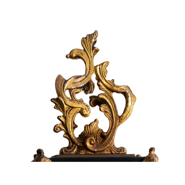 Boulle Pendulum Mantle Clock, 1950s For Sale - Image 9 of 12