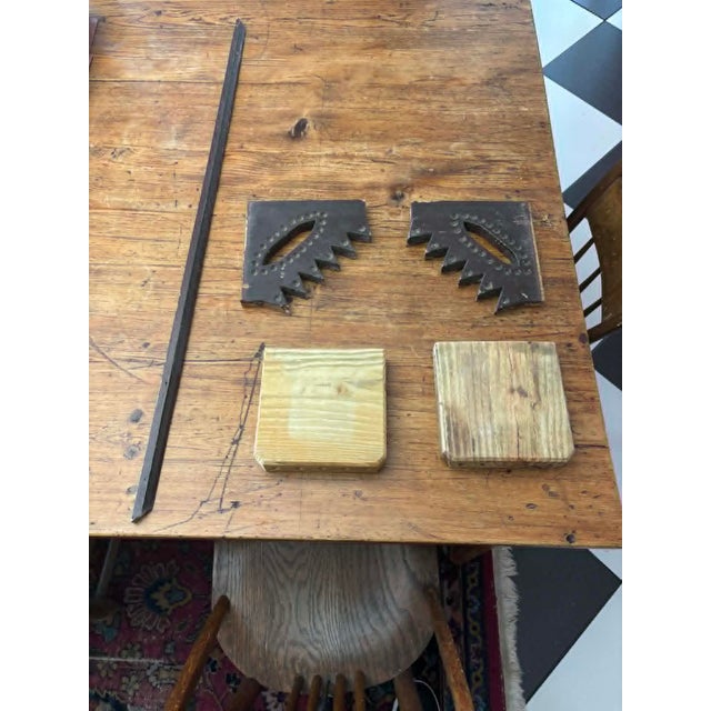 Early 20th C. Folk Art Pine Mantle For Sale - Image 18 of 18