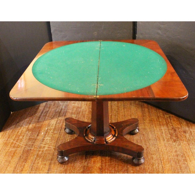 Wood Circa 1835 English William IV Period Games Table For Sale - Image 7 of 10