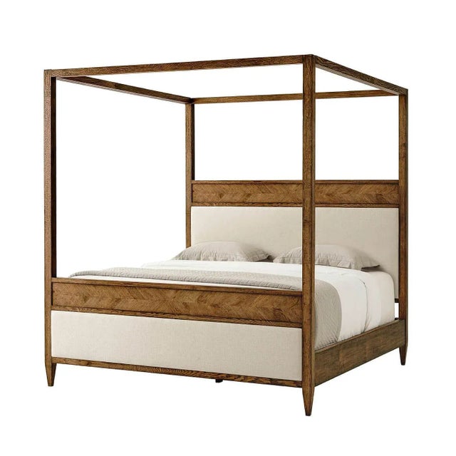 Modern Rustic Canopy King Bed For Sale In Greensboro - Image 6 of 6