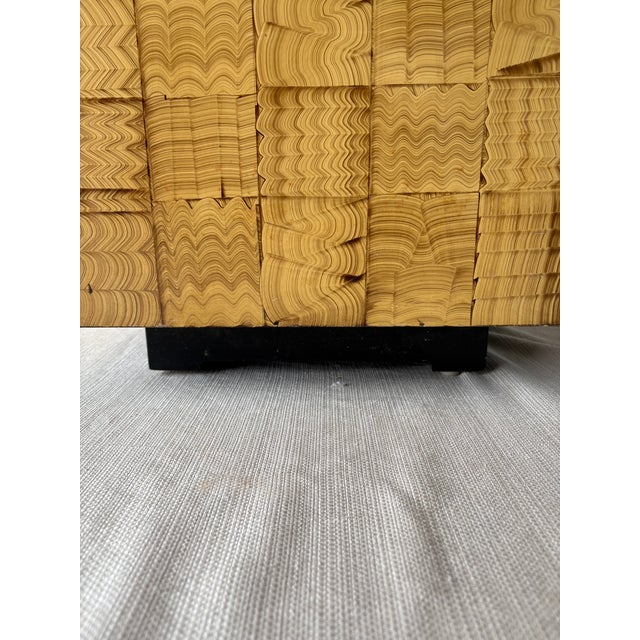 1970s Painted Patchwork Side Table For Sale - Image 11 of 11