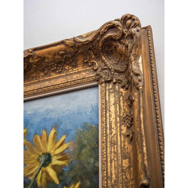 J. Van Steen, Flower Still Life, Oil on Canvas For Sale - Image 3 of 6