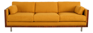 Rosewood Case Sofa in the Style of Milo Baughman, 1970s