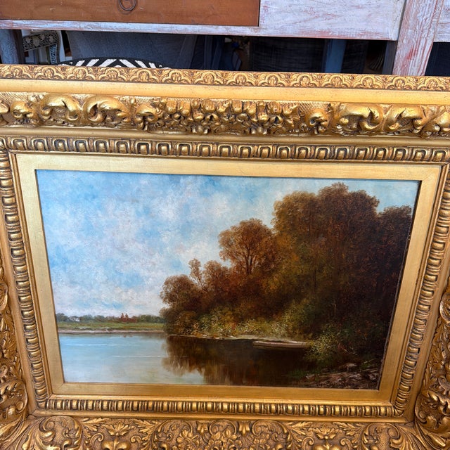 Late 19th Century Wesley Webber Original Oil Painting For Sale In West Palm - Image 6 of 12