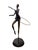 Brass 1980s Maitland-Smith Handmade Brass Ballerina Acrobatic Sculptures With Rings, a Pair For Sale - Image 8 of 12