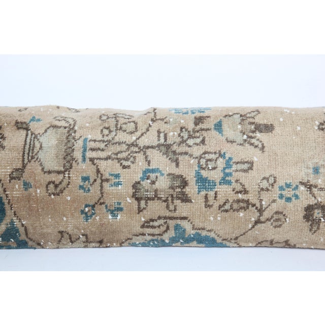 Mid 20th Century Handmade Muted Tones Long Rug Pillow Cover -13'' X 47'' For Sale - Image 5 of 8