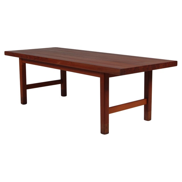 Brown Danish Coffee Table in Teak and Rosewood, 1960s For Sale - Image 8 of 8
