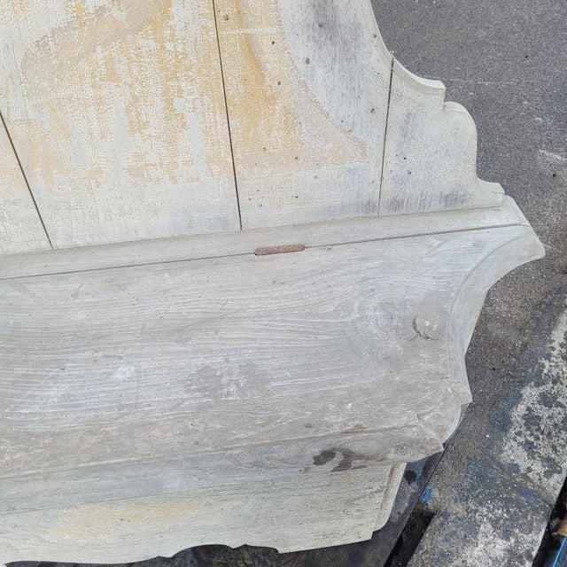 19th Century Wooden Castle Entrance Benches, Italy, Set of 4 For Sale - Image 6 of 18