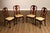 High Quality American Made Set of Four Carved Cherry Wood Dining Chairs with Ball and Claw Feet