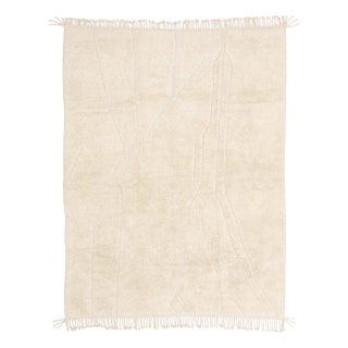 Hand-Knotted Wool Rug by Azele Studio For Sale