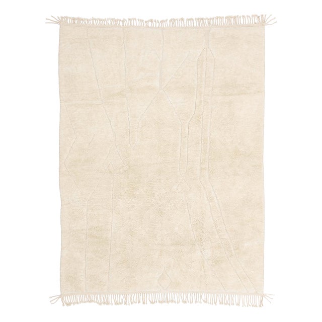 Hand-Knotted Wool Rug by Azele Studio For Sale