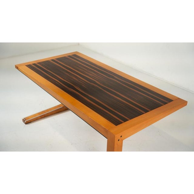 Mid-Century Desk and Matching Chair attributed to Massimo Scolari for Giorgetti, Italy, 1990s, Set of 2 For Sale - Image 9 of 17