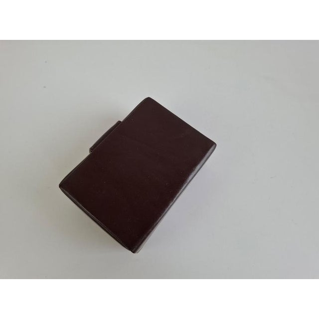 Mid-Century Modern Brass Travel Shaving Kit in Leatherette Case, 1960 For Sale - Image 15 of 18