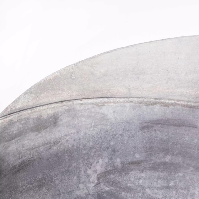 French Zinc Galvanised Bath Planter, 1940s For Sale - Image 3 of 9