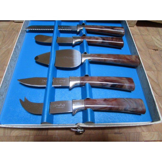 Mid-Century Modern Mid Century Regent Sheffield 19 Piece Presentation Stainless Steel English Blade Cutlery Set With PresentationBox For Sale - Image 3 of 11