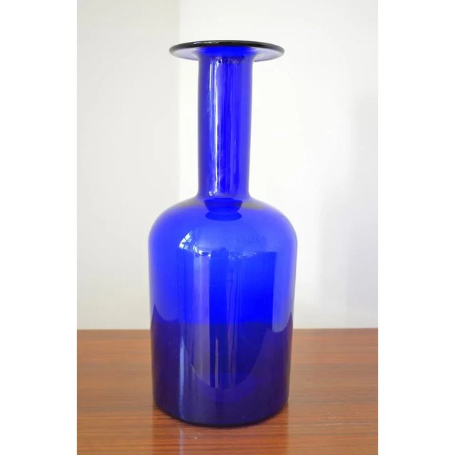 1960s Floor Vase by Otto Brauer for Holmegaard, 1960s For Sale - Image 5 of 5